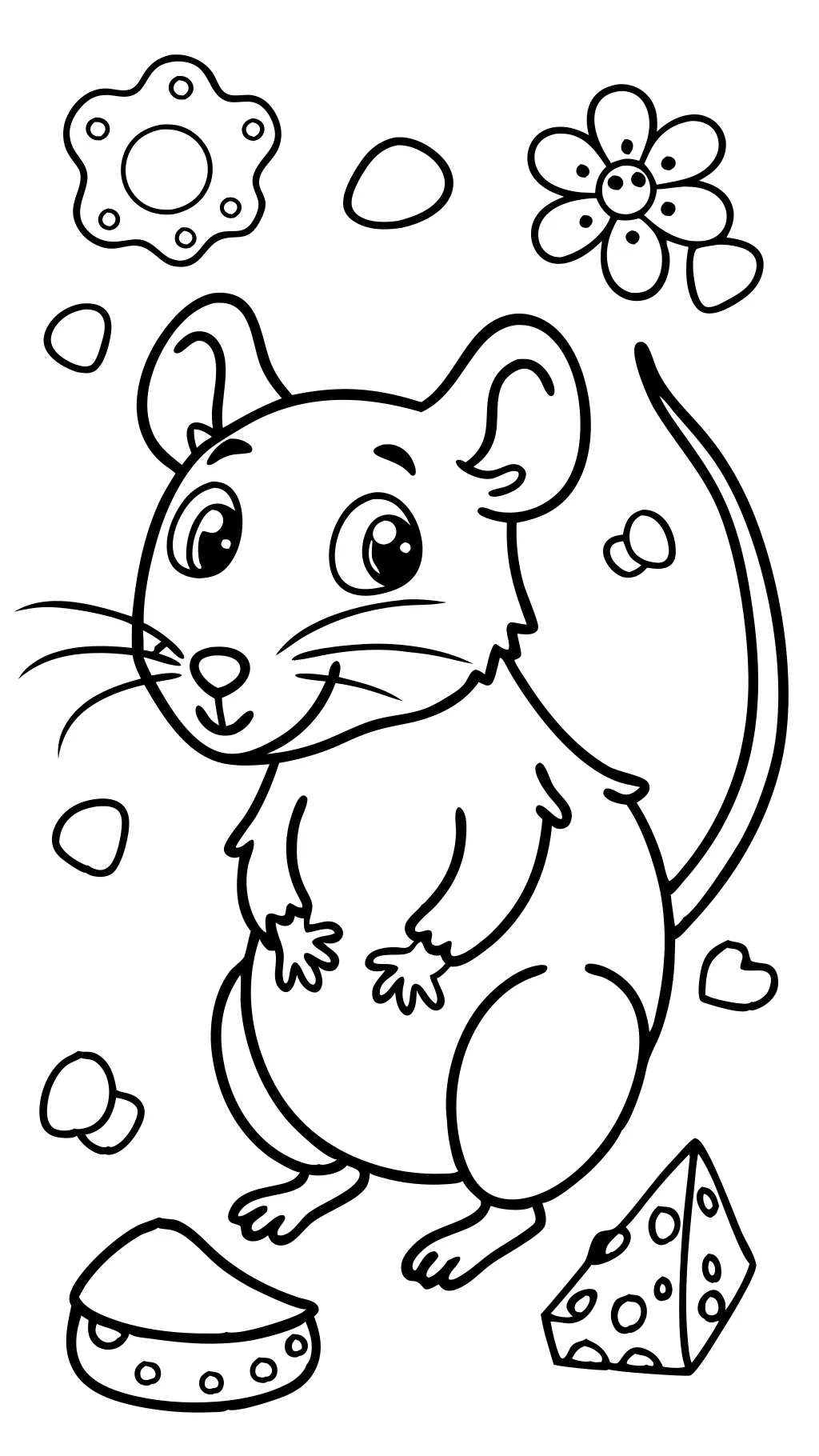 coloriage de rat